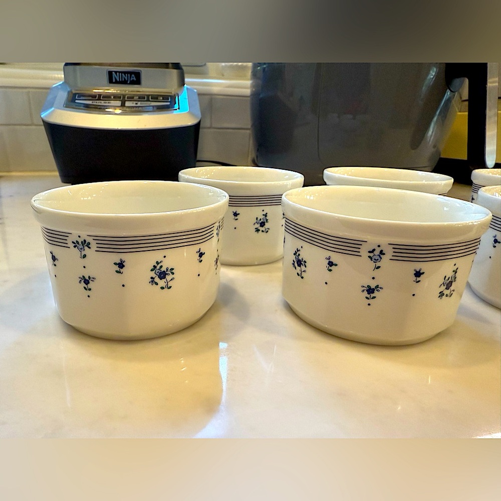 Royal Doulton Blue and White Ramekins set of 6